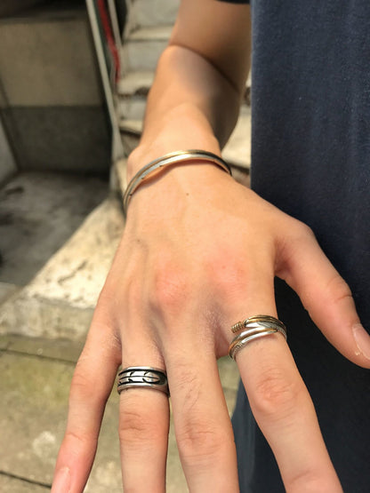 Tee Mace  feather Ring(12K) / type A