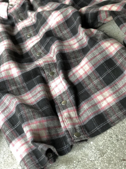 GOWANUS JKT(FLANNEL CHECK) / BLACK