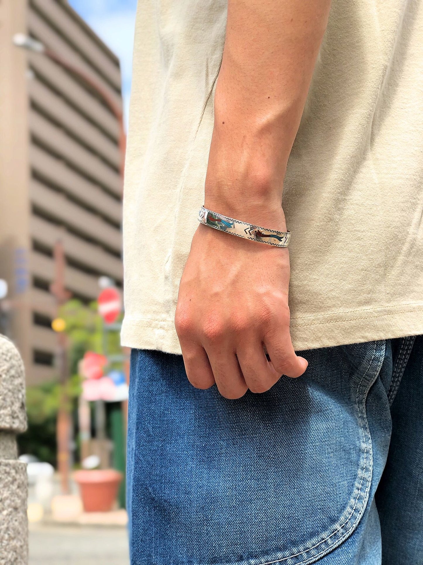 DARLEEN CLOW INLAY BANGLE / TYPE A