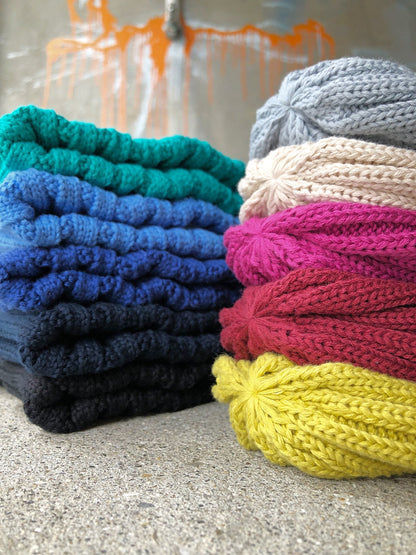 COTTON RIB WATCH / MAGENTA