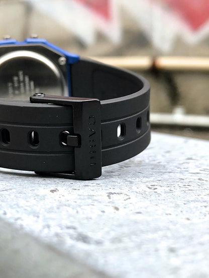 F-91WM / UK METALLIC SERIES / BLUE×BLACK