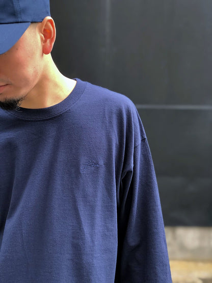 LOOK.73 / HIBISCUS LONG TEE / NAVY
