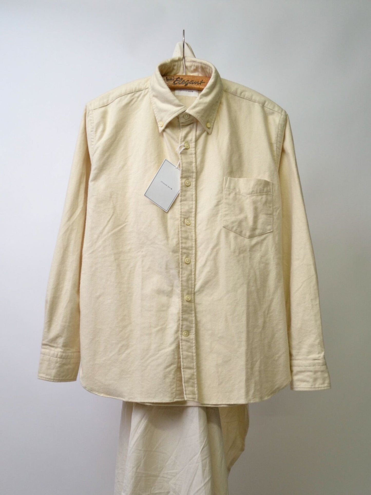 301NW / ネル起毛ダスティーワッシャーエイタシャツ / オフホワイト