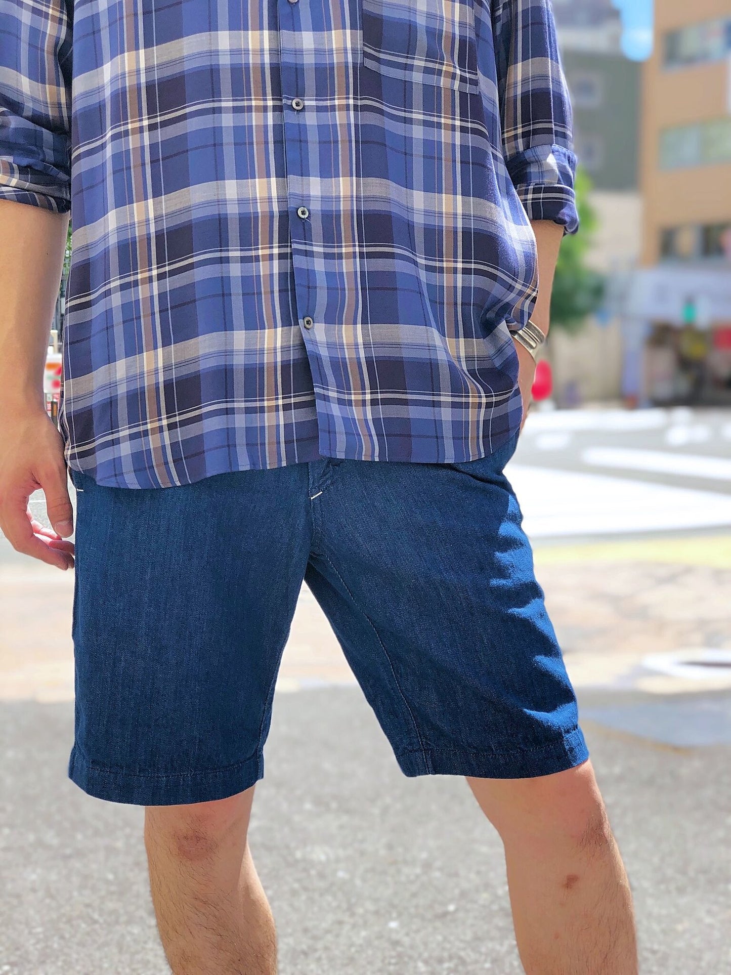 FRANKLIN Short Pants / denim