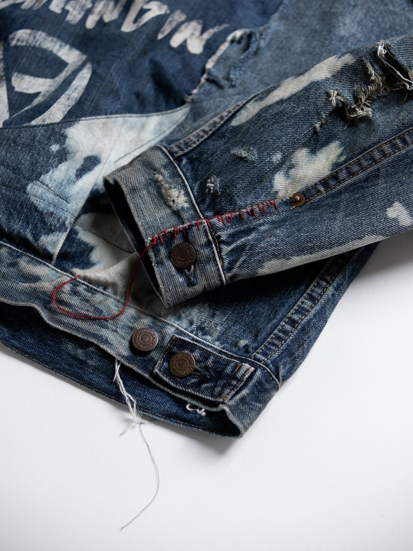 HARD REMAKED FRONT TUCK DENIM JACKET / Indigo(remake)