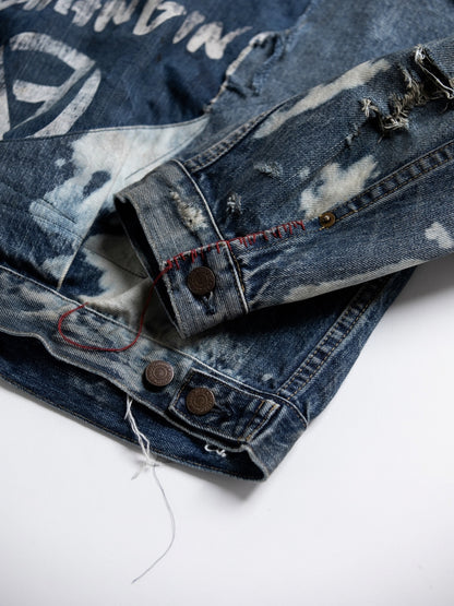 HARD REMAKED FRONT TUCK DENIM JACKET / Indigo(remake)