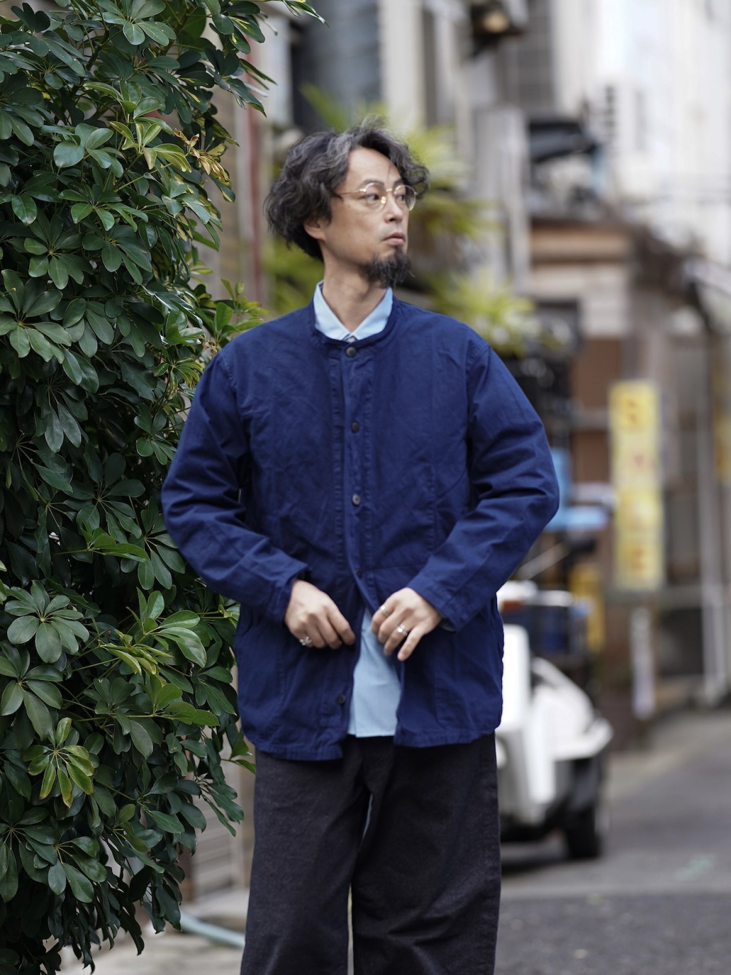 ファットパンツ / メランジェデニム