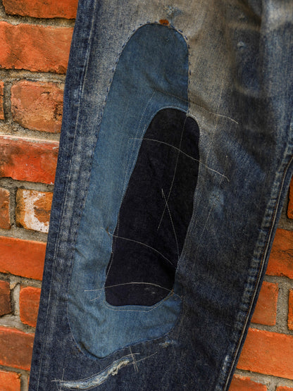 REMAKED WIDE 5P DENIM PANTS / Indigo