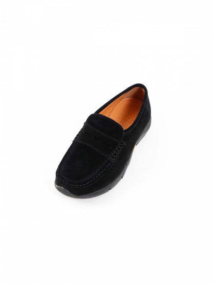 HYBRID LOAFERS / Black suede