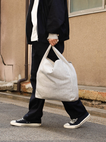 ORGANIC COTTON DENIM MARCHE BAG / Hickory