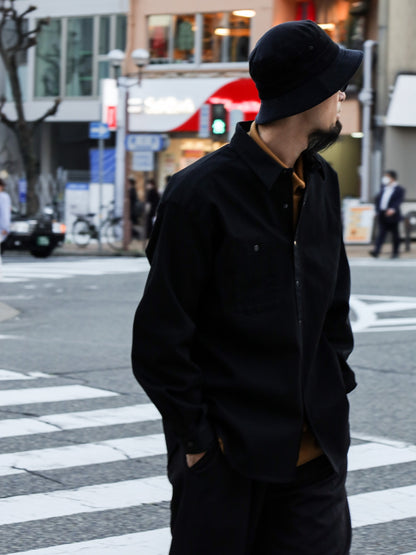 "OWN WAY" SHJKT / Black denim