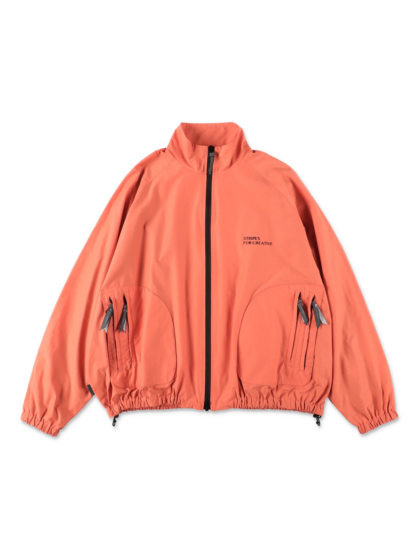 ZIP NYLON SPORTY JACKET / Orange