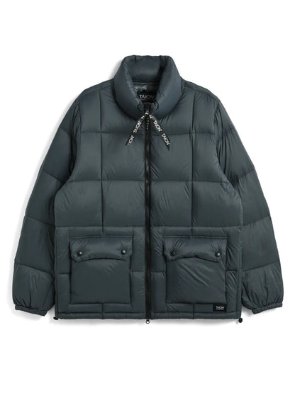 MOUNTAIN PACKABLE VOLUME DOWN JACKET / Dark gray