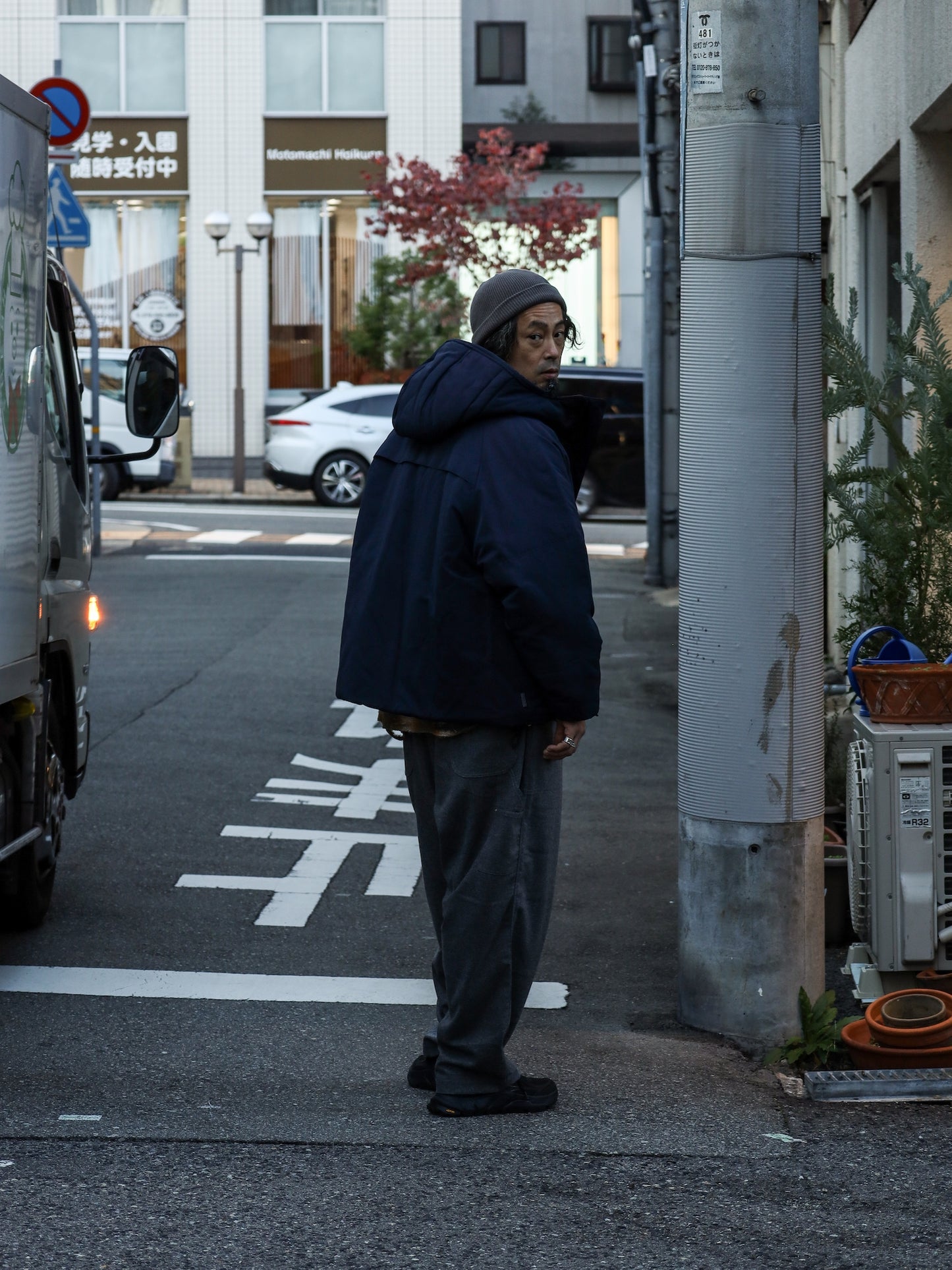 VENTILATION PUFF JACKET / Navy