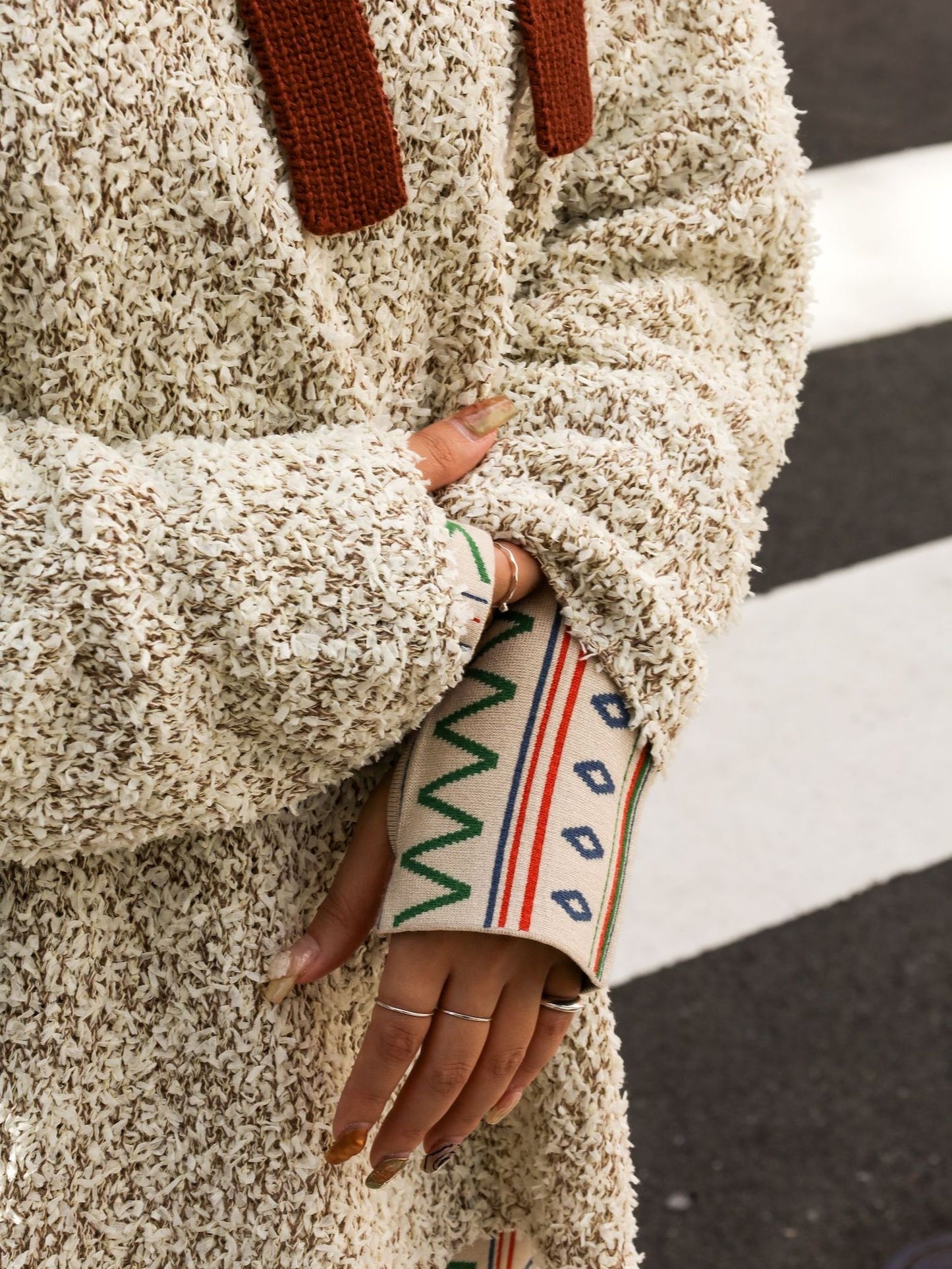 PAPER MIX KNIT / Cream