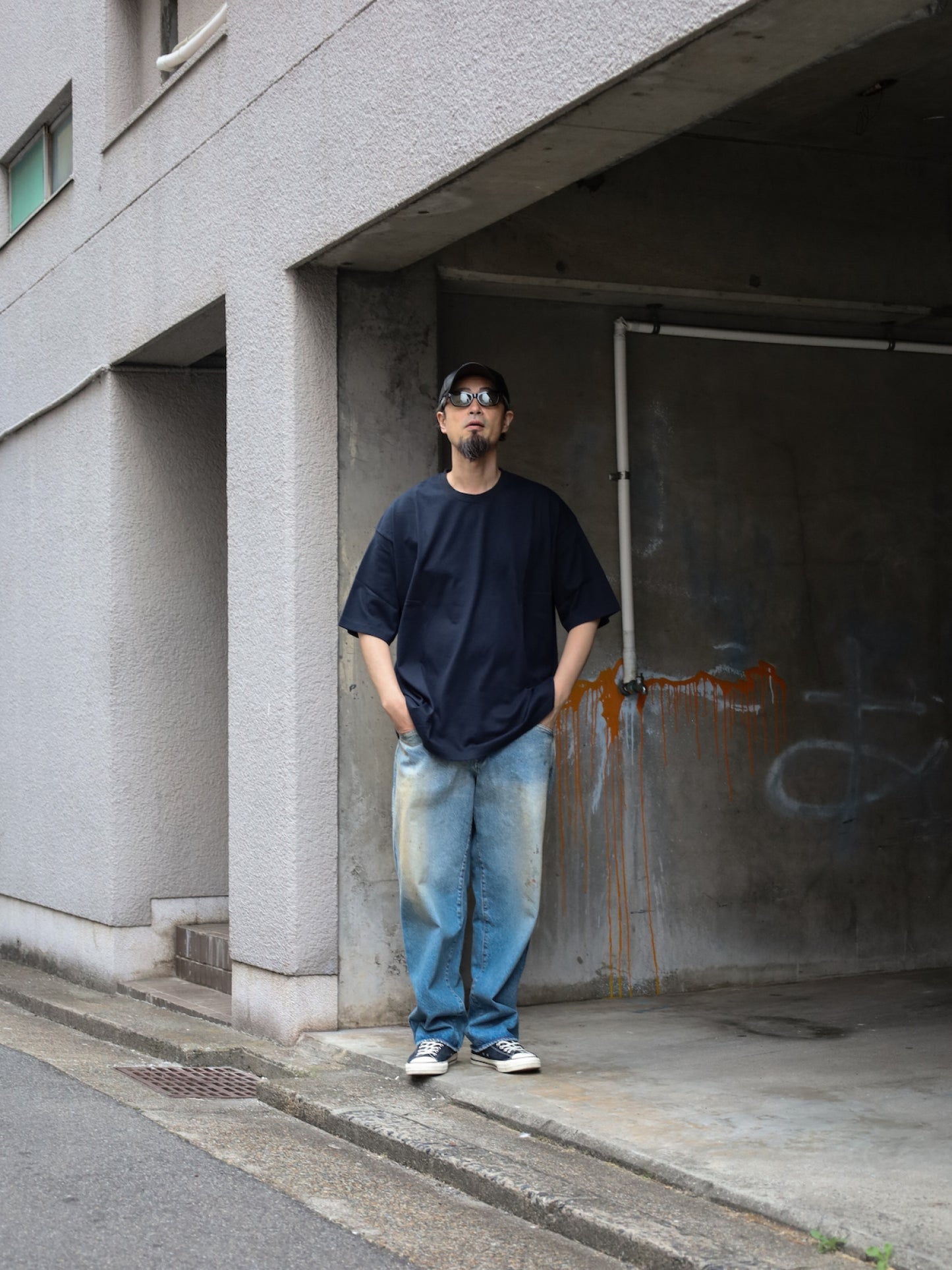 NEW BASIC SS TEE / Navy