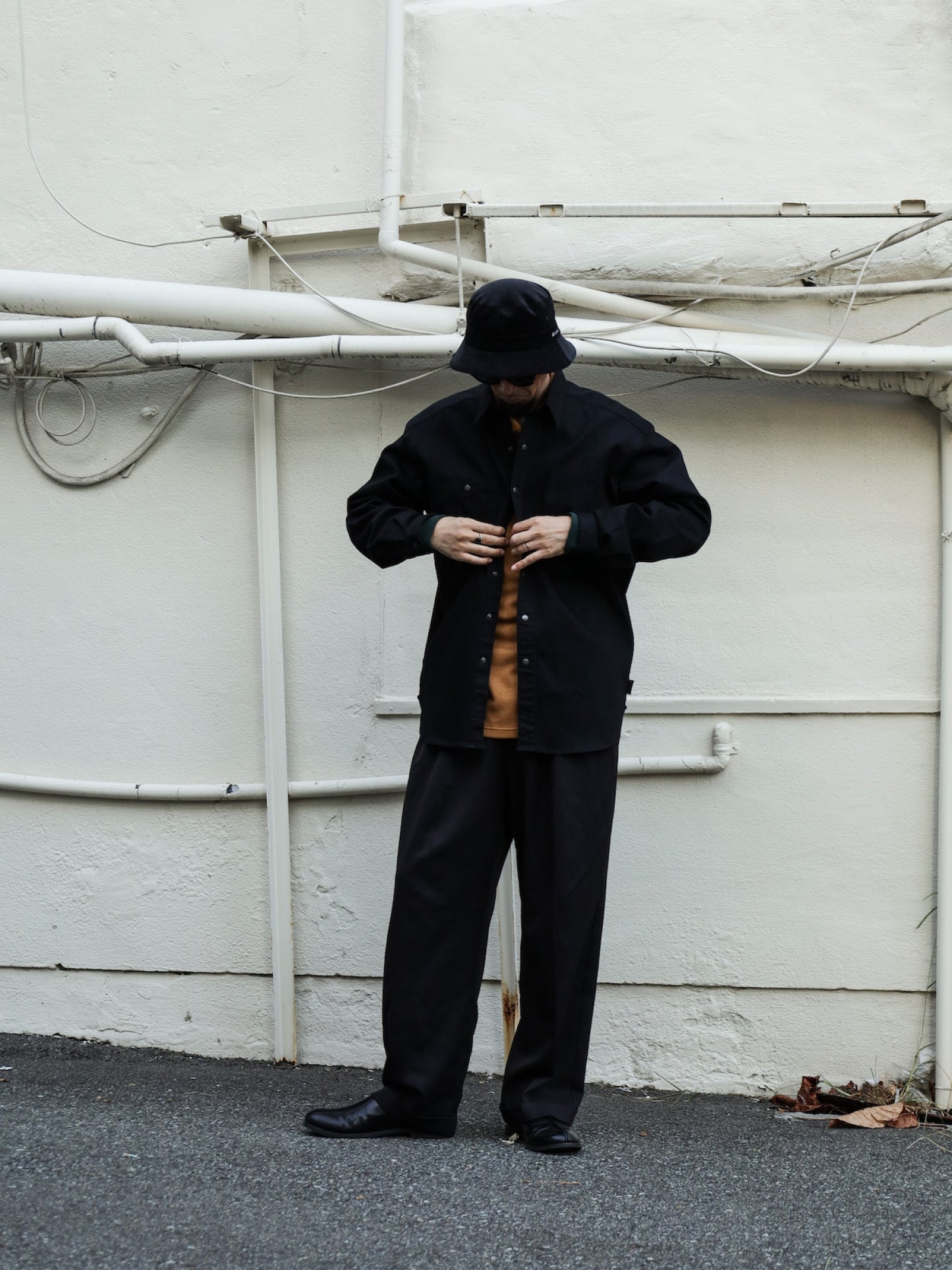 "OWN WAY" SHJKT / Black denim