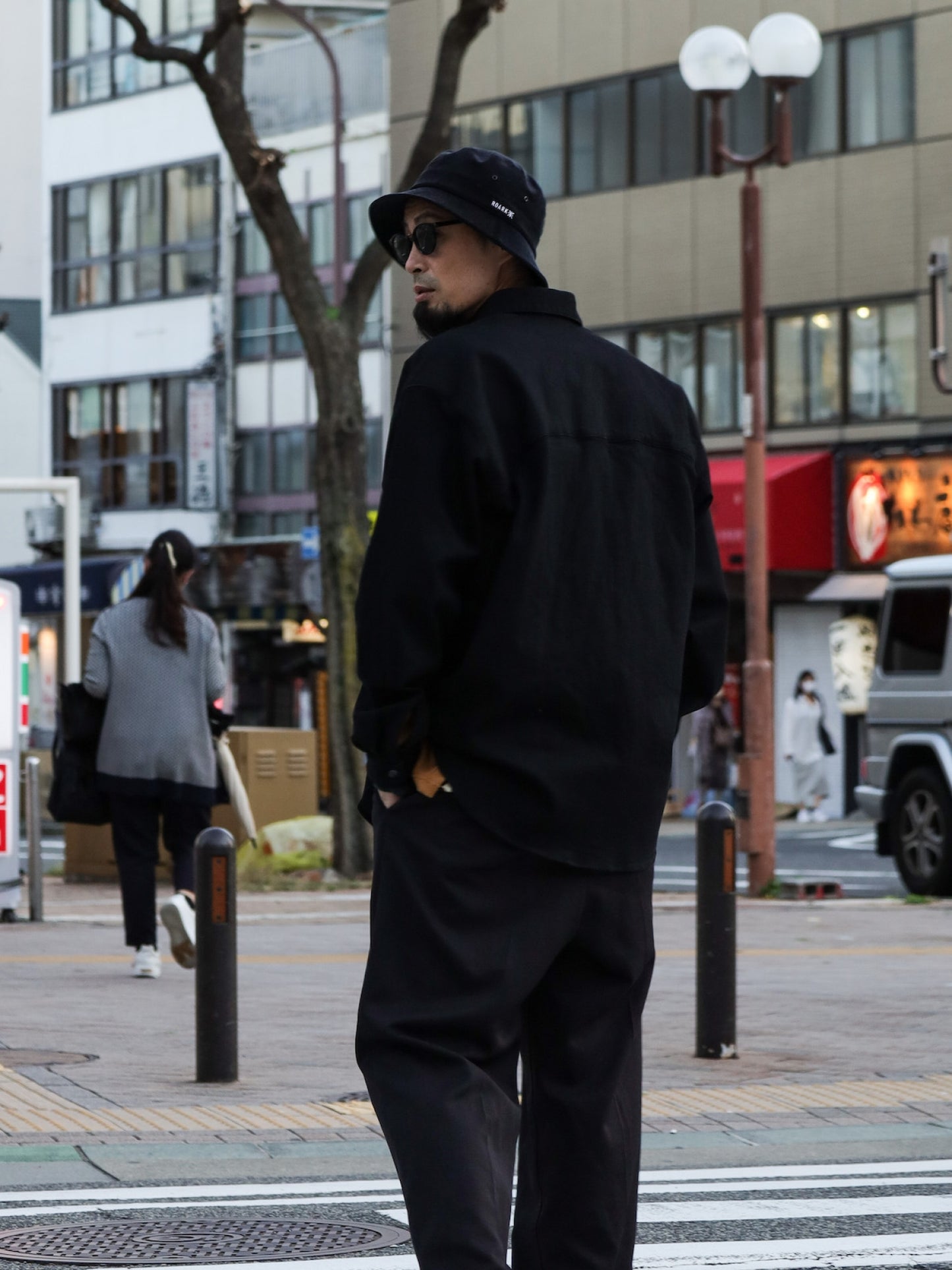 "OWN WAY" SHJKT / Black denim