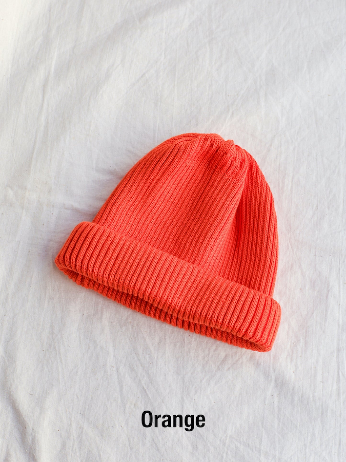 COTTON ROLL UP BEANIE / 13colors