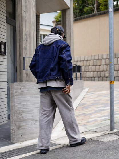 FRONT TUCK DENIM JACKET / Indigo (one wash)