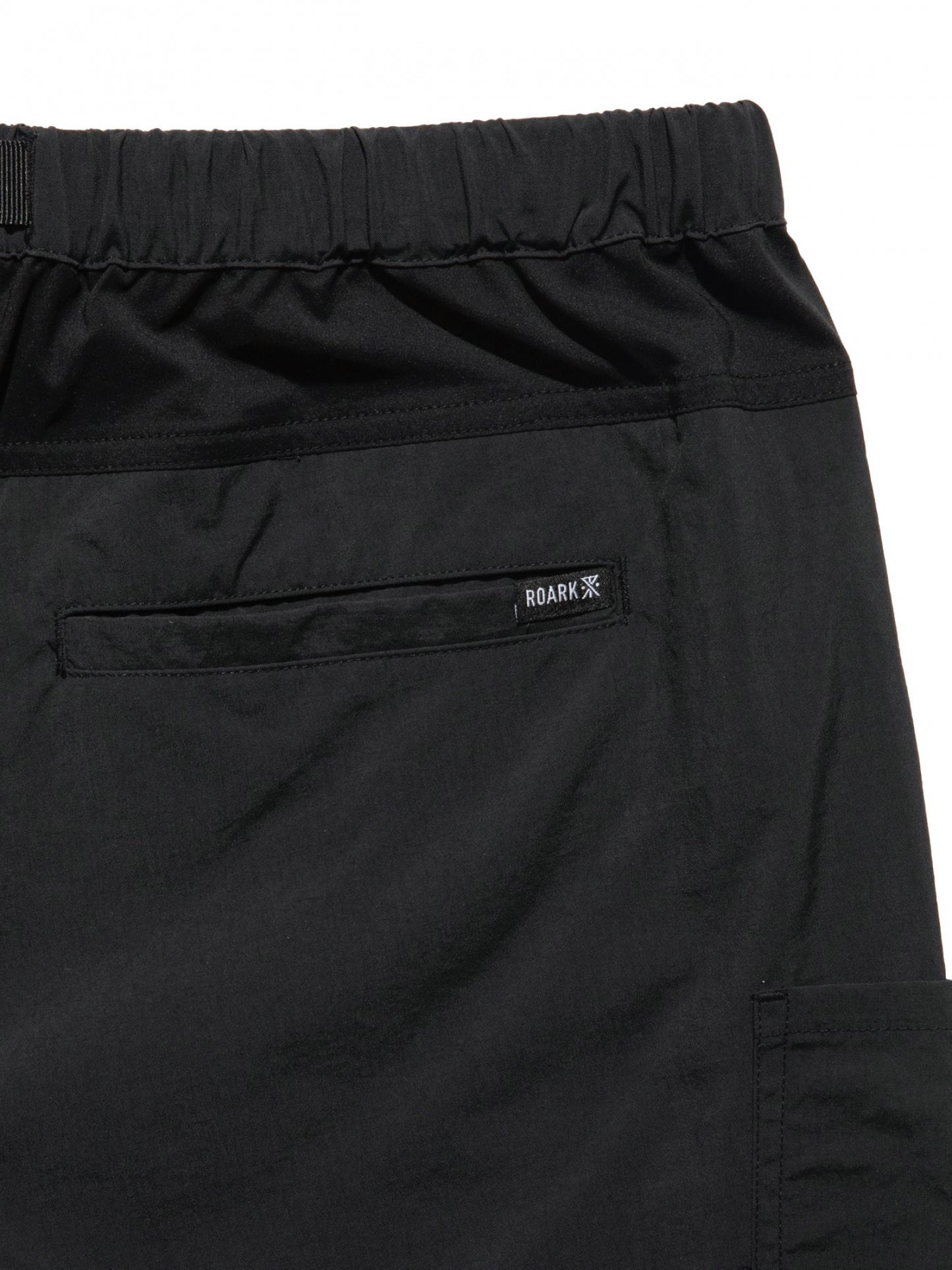 BOATMAN TECH SHORTS / Black