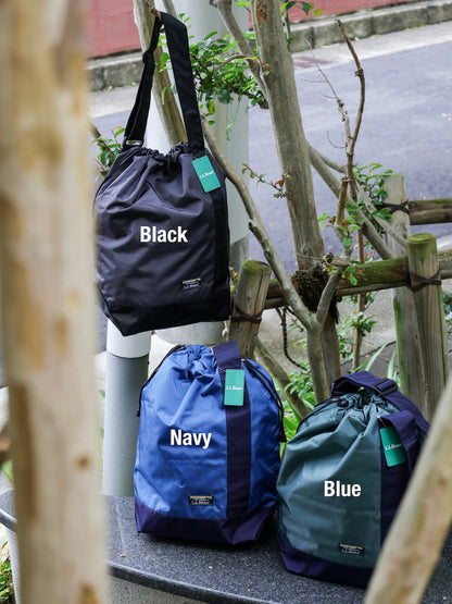 LIGHTWEIGHT CYLINDER TOTE WITH POCKET / 3colors