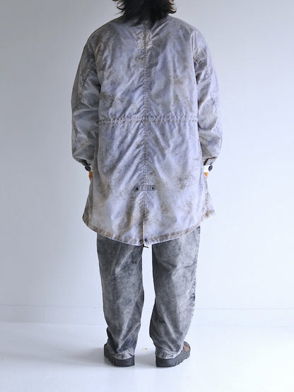 DIRTPAINT NYLON MODS COAT / White