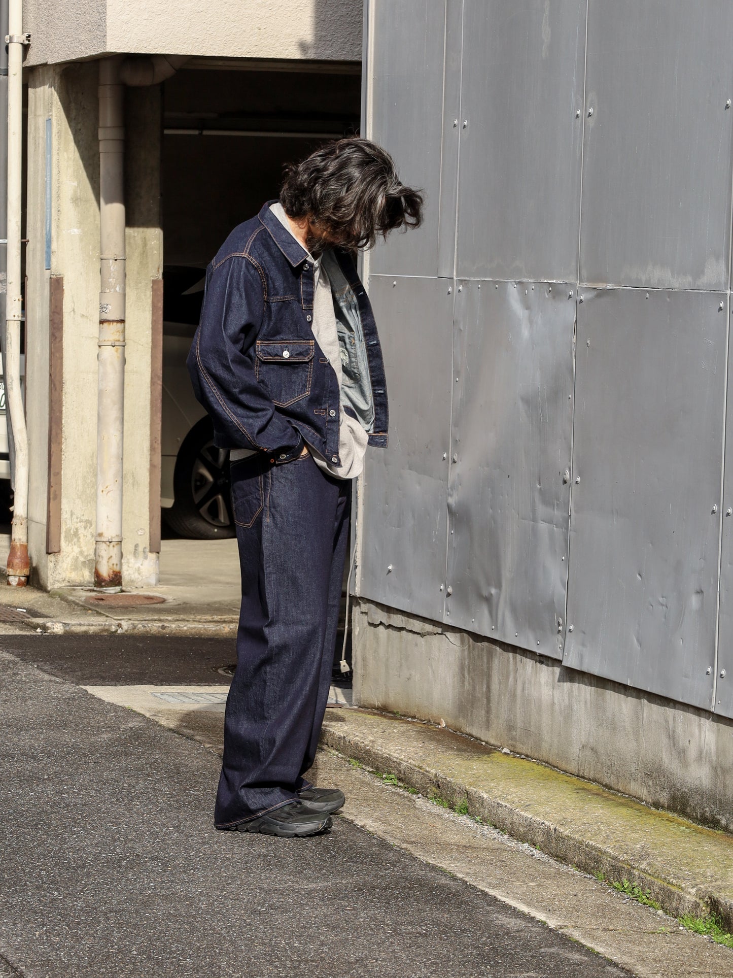 WIDE 5P DENIM PANTS / Indigo
