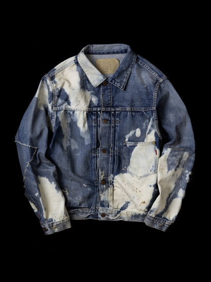 HARD REMAKED FRONT TUCK DENIM JACKET / Indigo(remake)