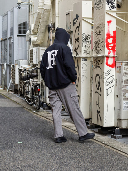 "fulton × JHANKSON" TEAM ZIP HOODIE / Black