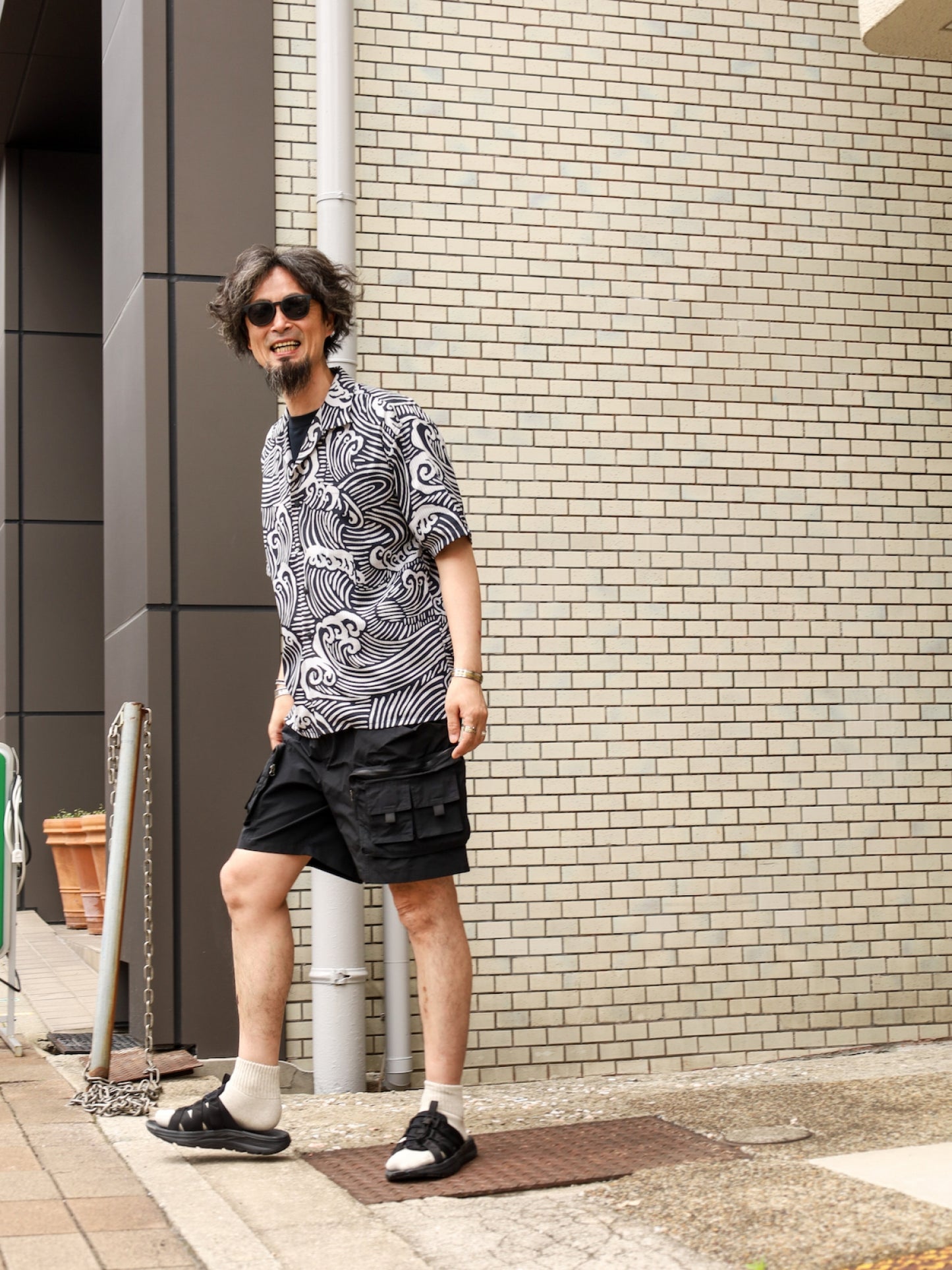 "WAVE" BLESS UP SS / Black