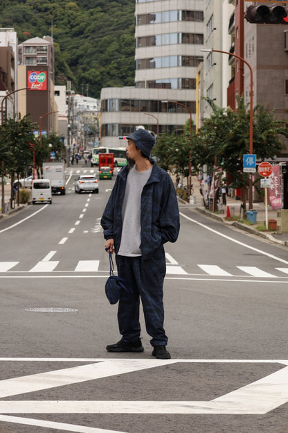 WINDBREAKER JACKET (REAL TREE CAMO) / Navy tree camo