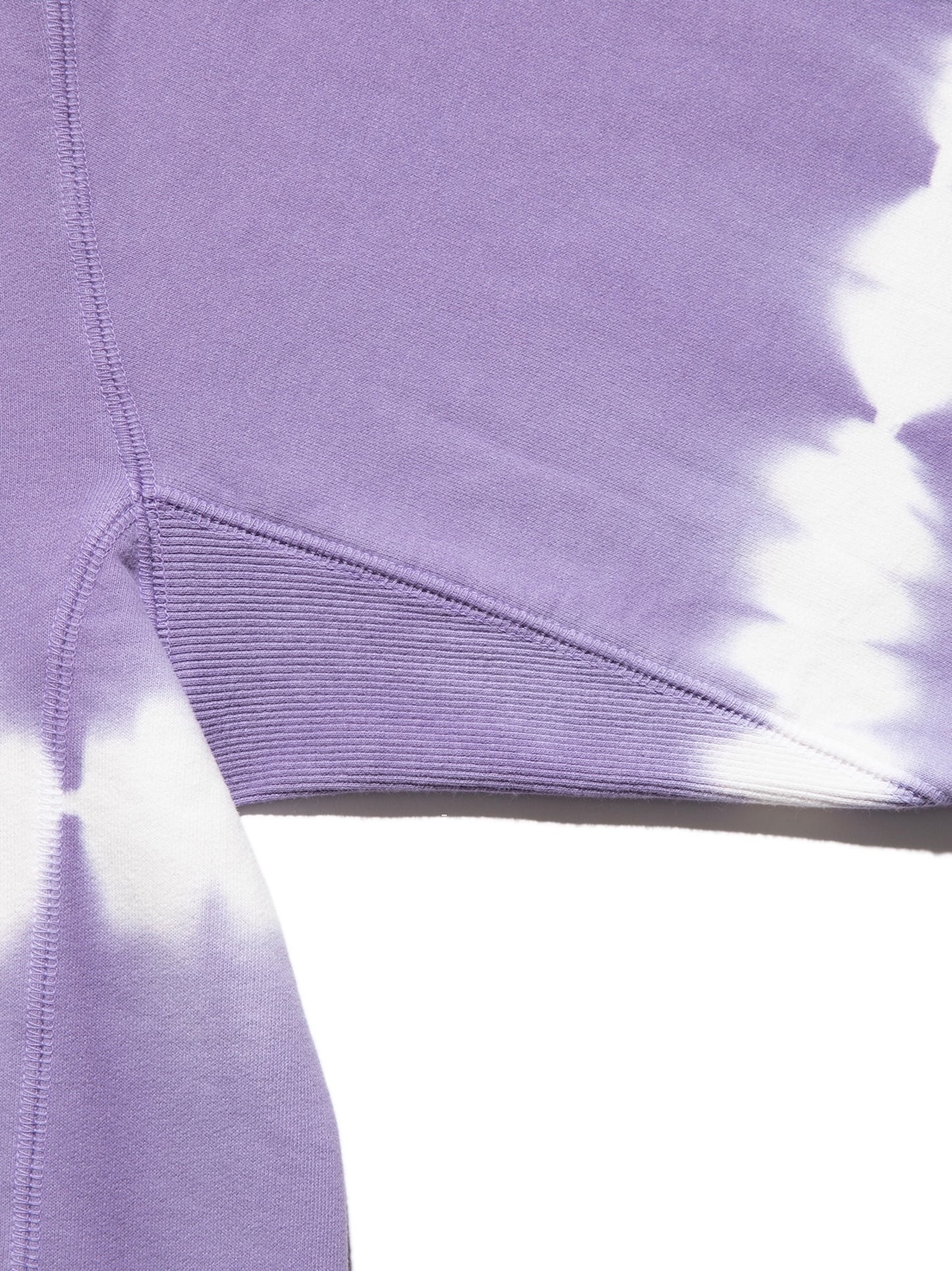 "GUIDE WORKS" TIE DYE P/O HOODED SWEAT / Purple haze shibori