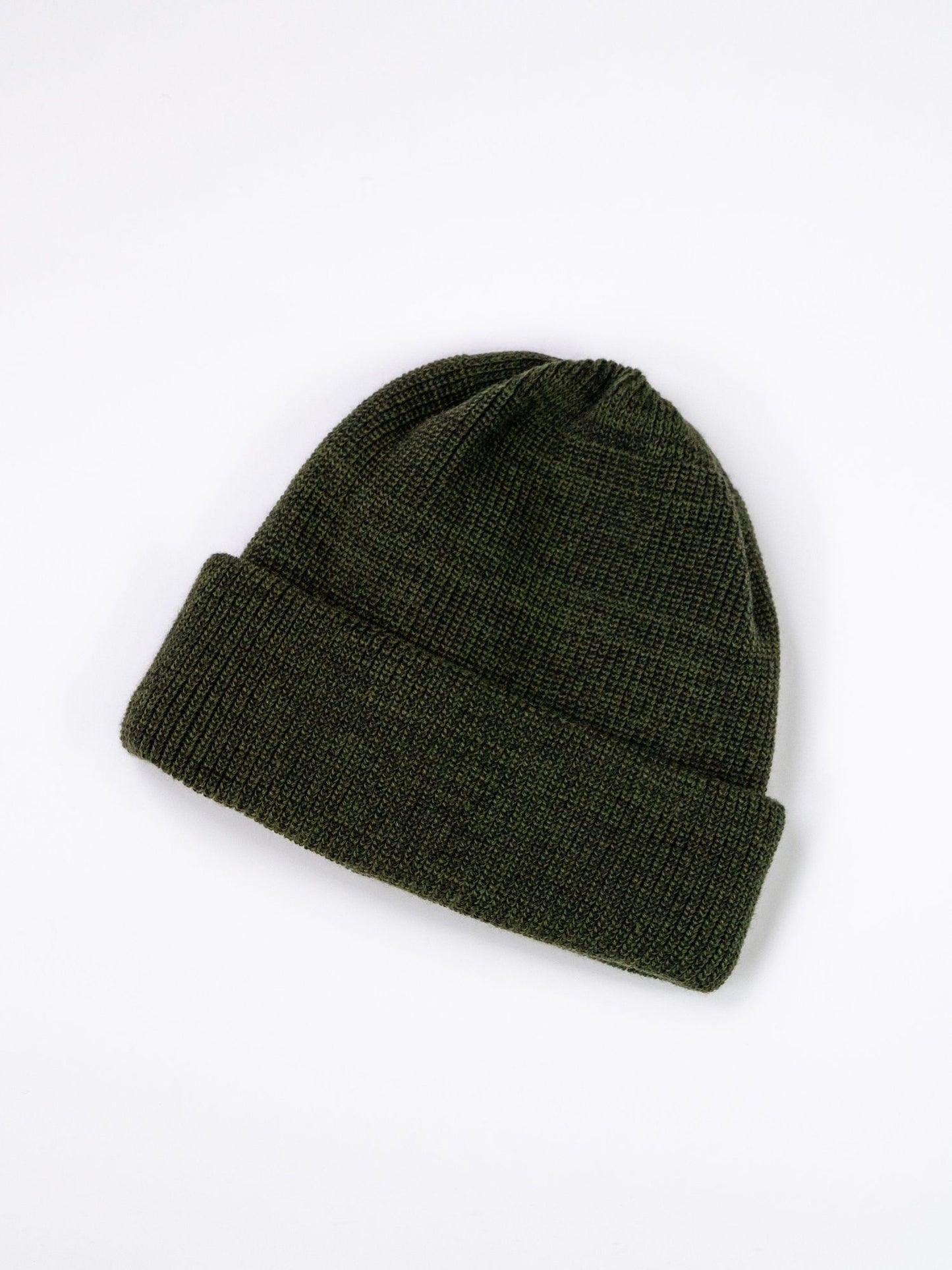 BULKY WATCH CAP / Olive/charcoal