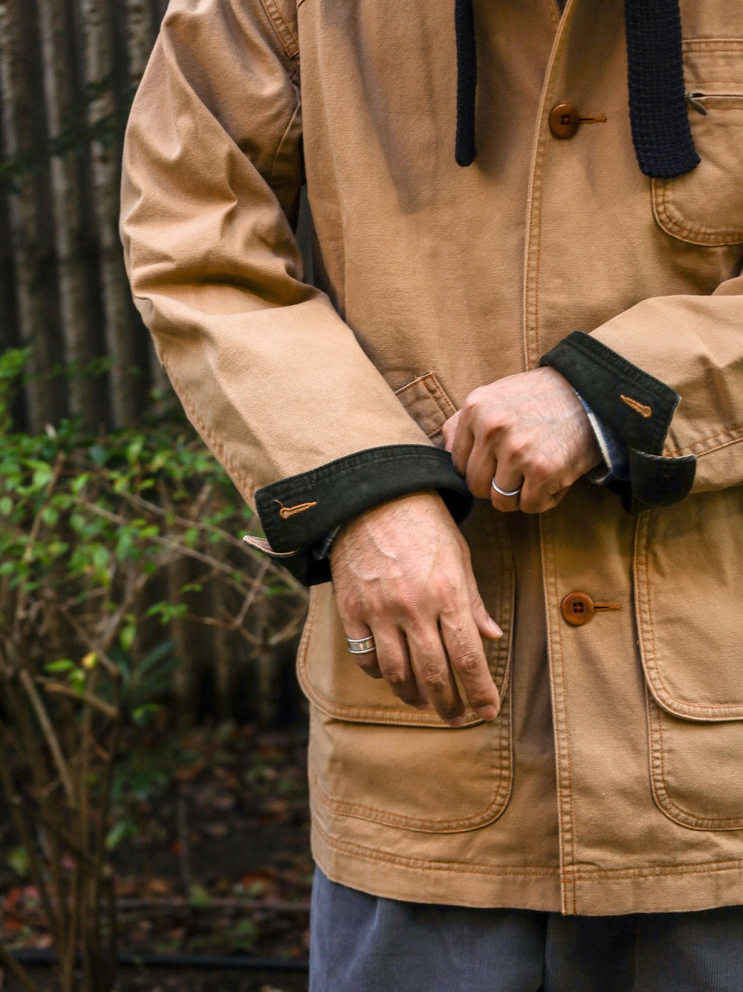 MEN'S ORIGINAL FIELD COAT, COTTON LINER / Saddle