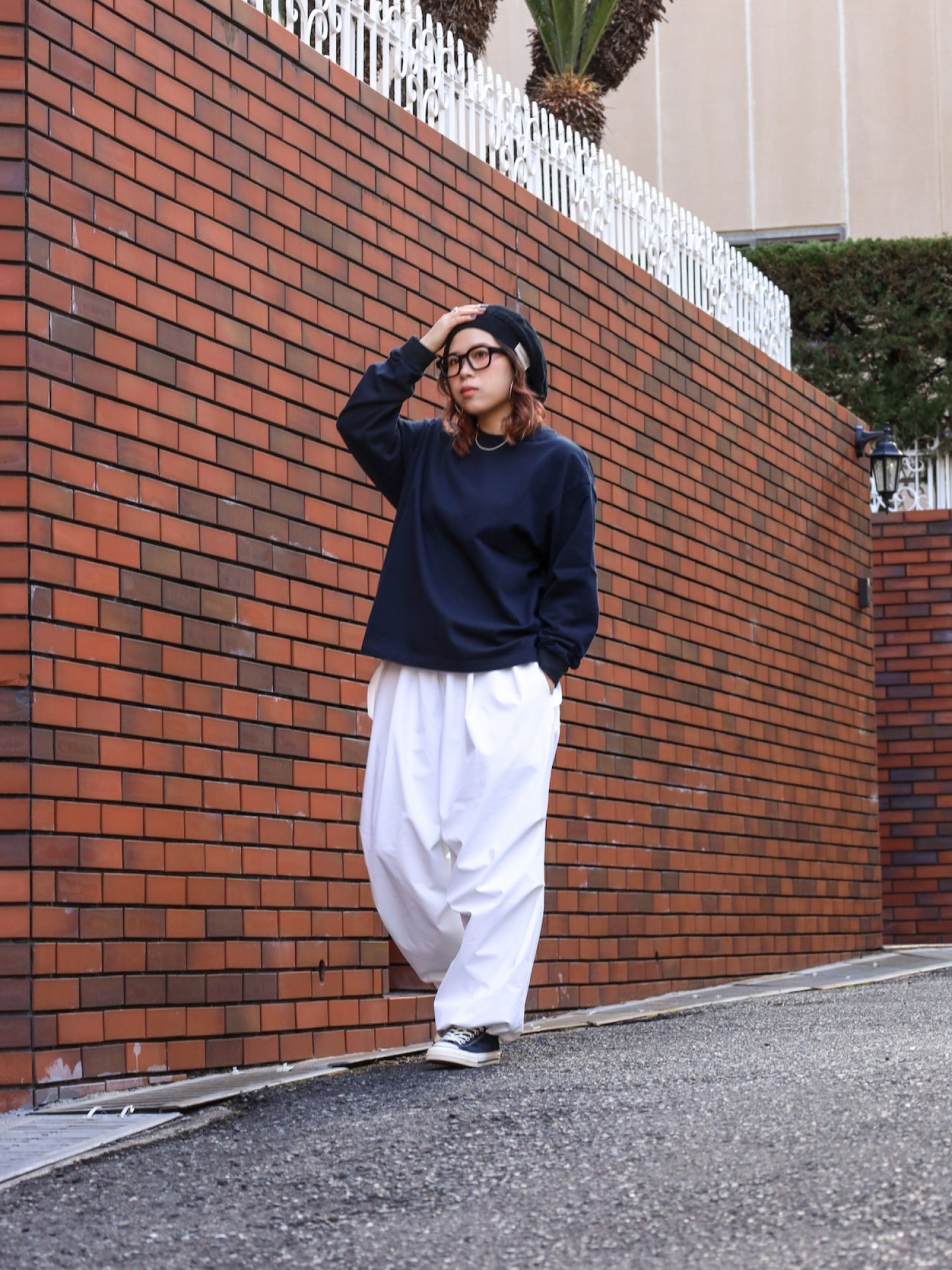 PARACHUTE PANTS / White