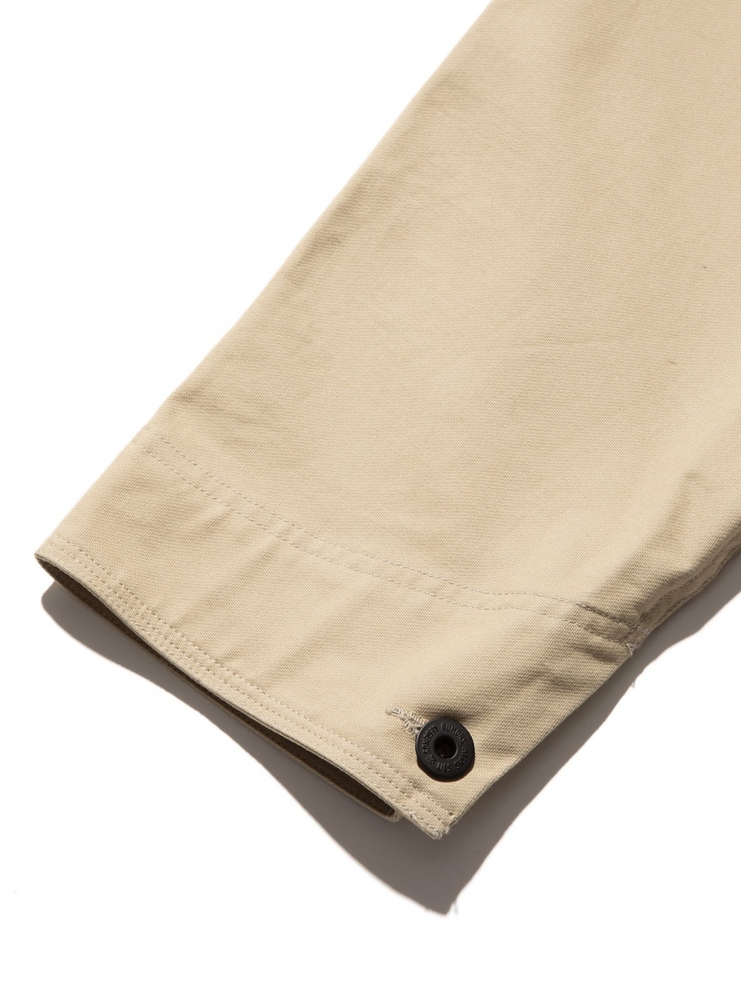 "SEEK & EXPLORE" DUCK DUNGAREE ENGINEER JACKET / Sand beige