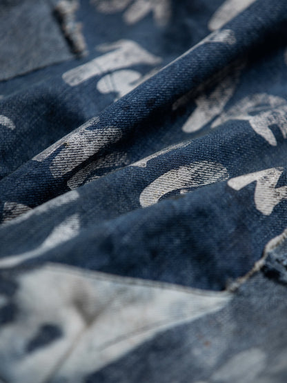 HARD REMAKED FRONT TUCK DENIM JACKET / Indigo(remake)