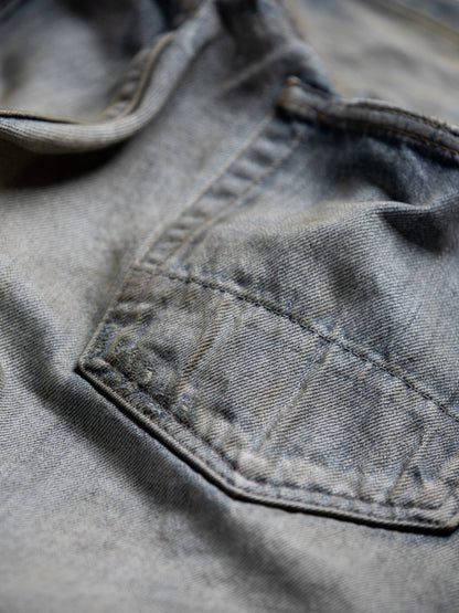 HARD REMAKED REGULAR TAPERED 5P PANTS / Indigo(remake)