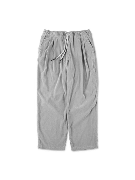 TWO TUCK WIDE PANTS (CORDUROY) / Grey
