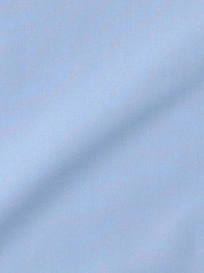 P/C OPEN COLLAR SS SHIRT / Sax