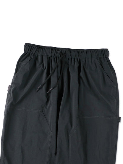 NYLON DOUBLE KNEE PANTS / Charcoal
