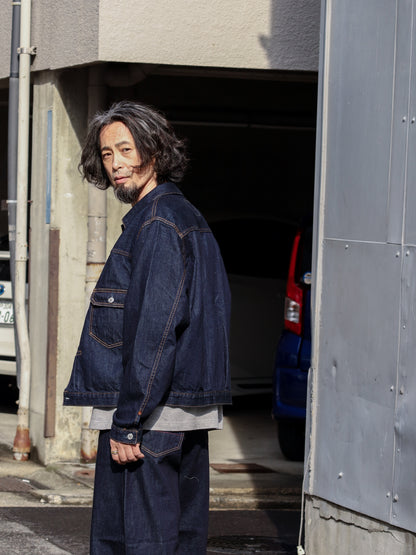 DOUBLE POCKET DENIM JACKET / Indigo