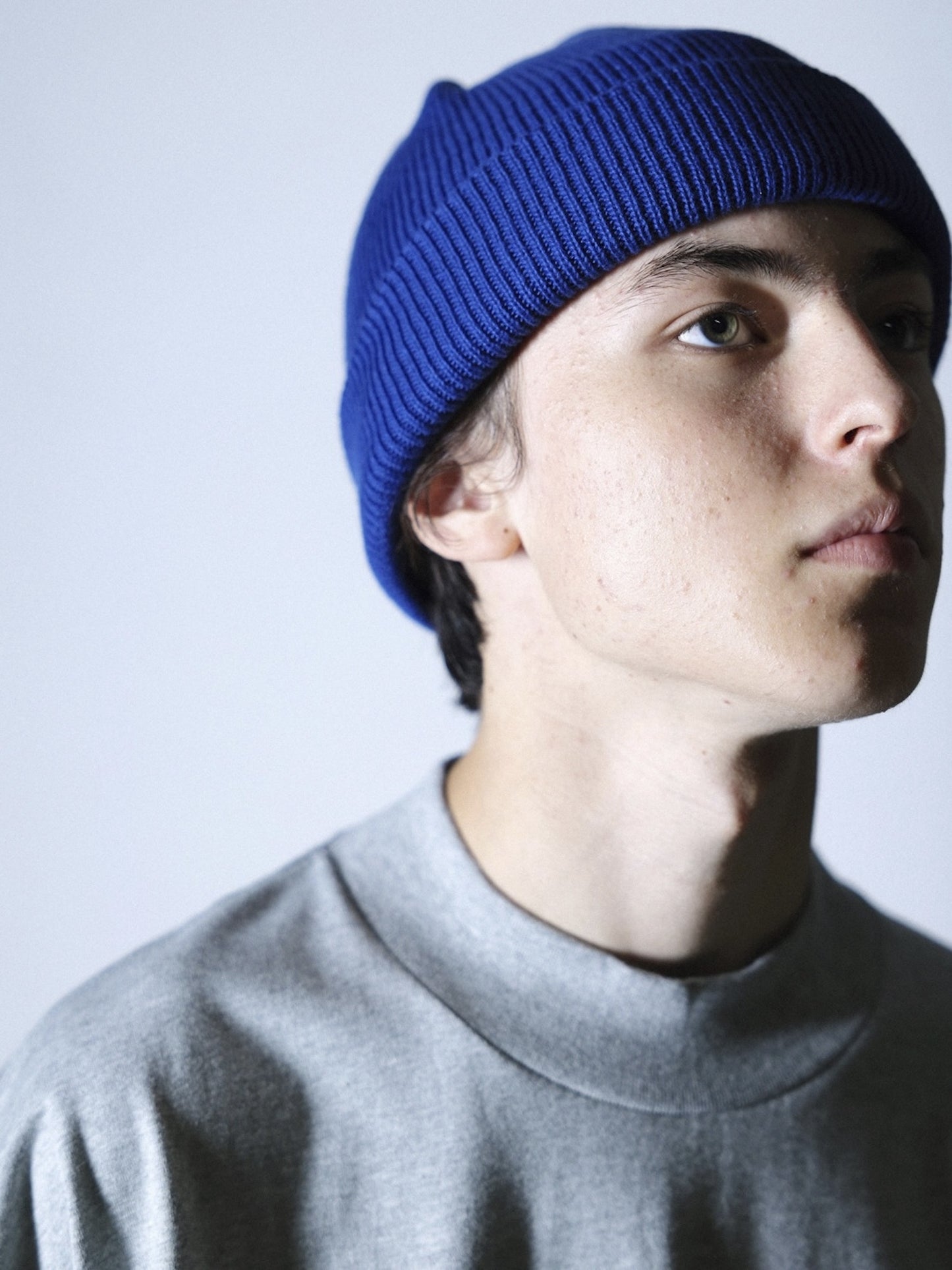 ORGANIC COTTON VERY SOFT ROLL BEANIE / 3colors
