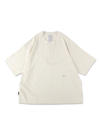 HENRY NECK SS TEE / White
