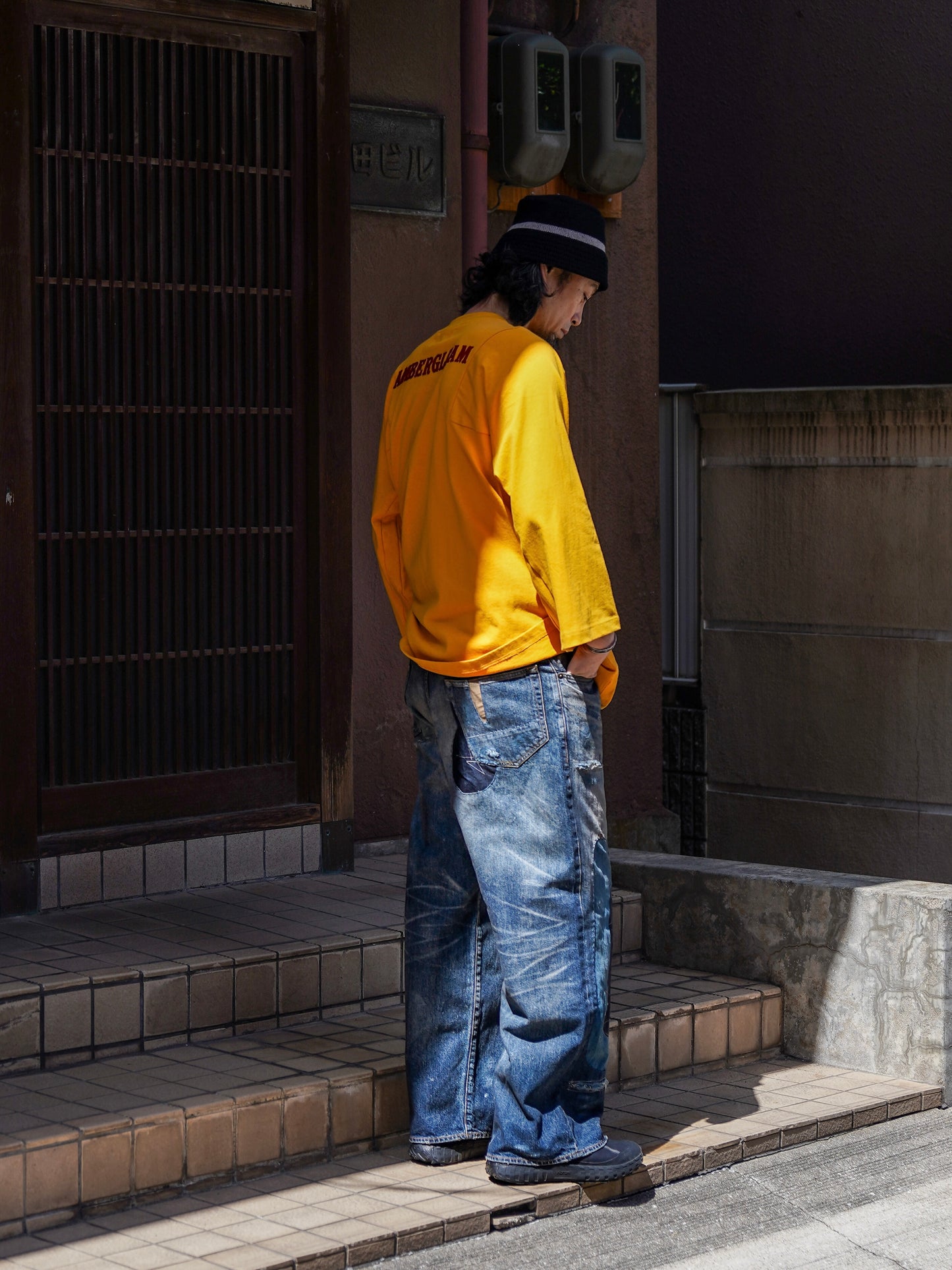 REMAKED WIDE 5P DENIM PANTS / Indigo