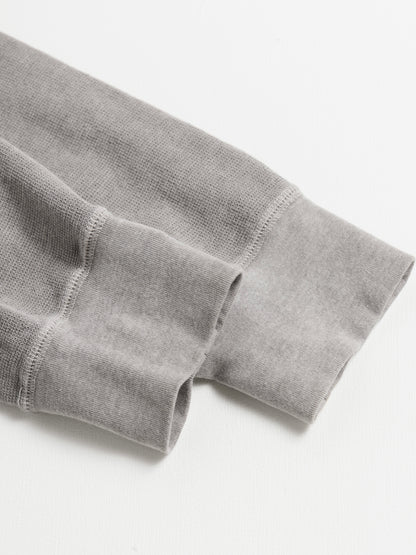 PIGMENT THERMAL HENLEY NECK L/S T-SHIRTS / Dusty Gray