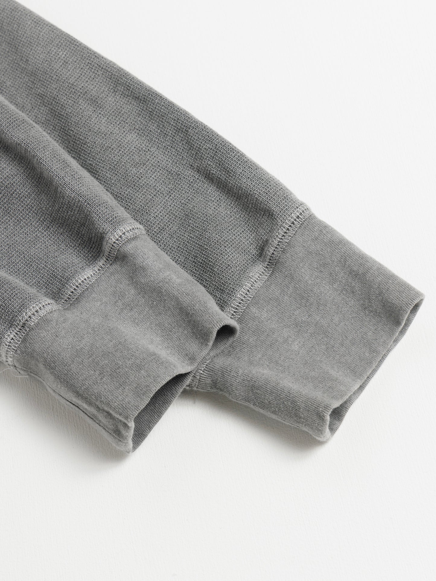 PIGMENT THERMAL HENLEY NECK L/S T-SHIRTS / Dusty Black