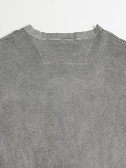 PIGMENT THERMAL HENLEY NECK L/S T-SHIRTS / Dusty Black