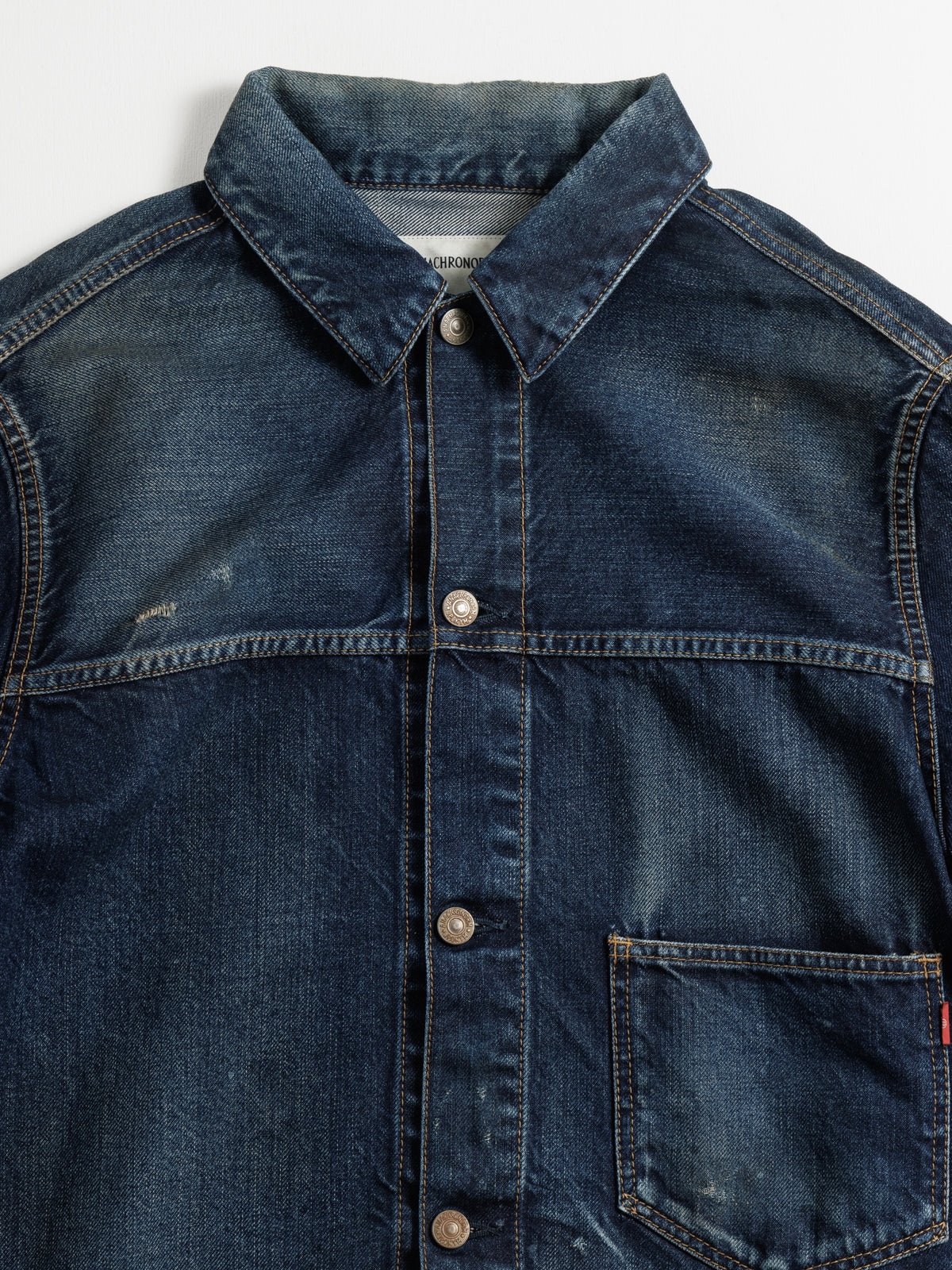 DAMAGED DENIM JACKET / Dark Indigo